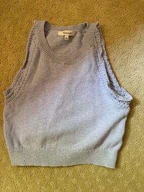 Madewell Lavender Crewneck Knit Tank